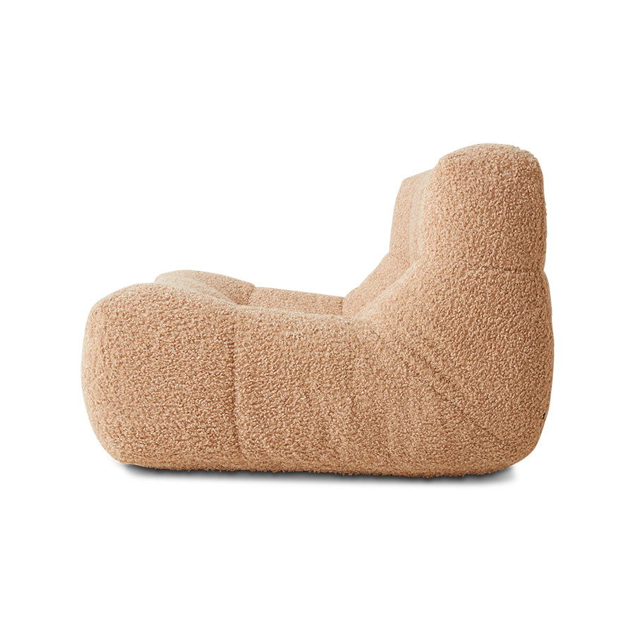 Hkliving LAZY LOUNGE CHAIR frizz beige