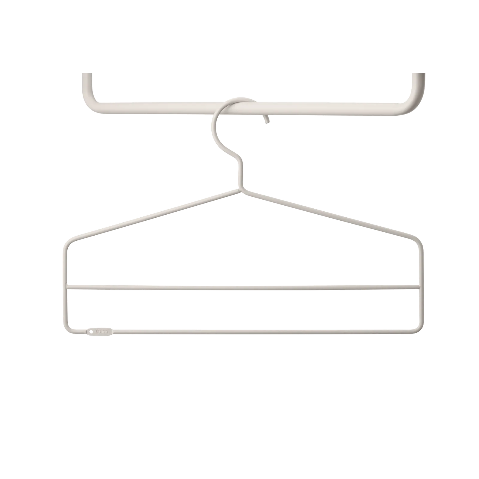 String Furniture KleiderHaken B41 x H26, Beige, 4er Pack