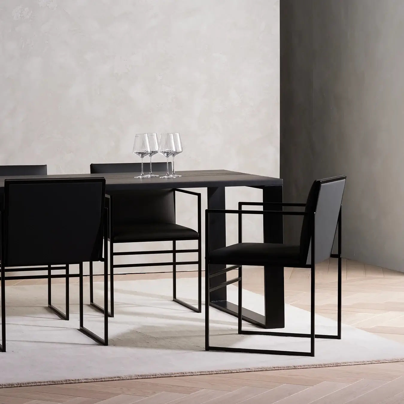 by Crea® Esstisch DIANA Schwarze Eiche