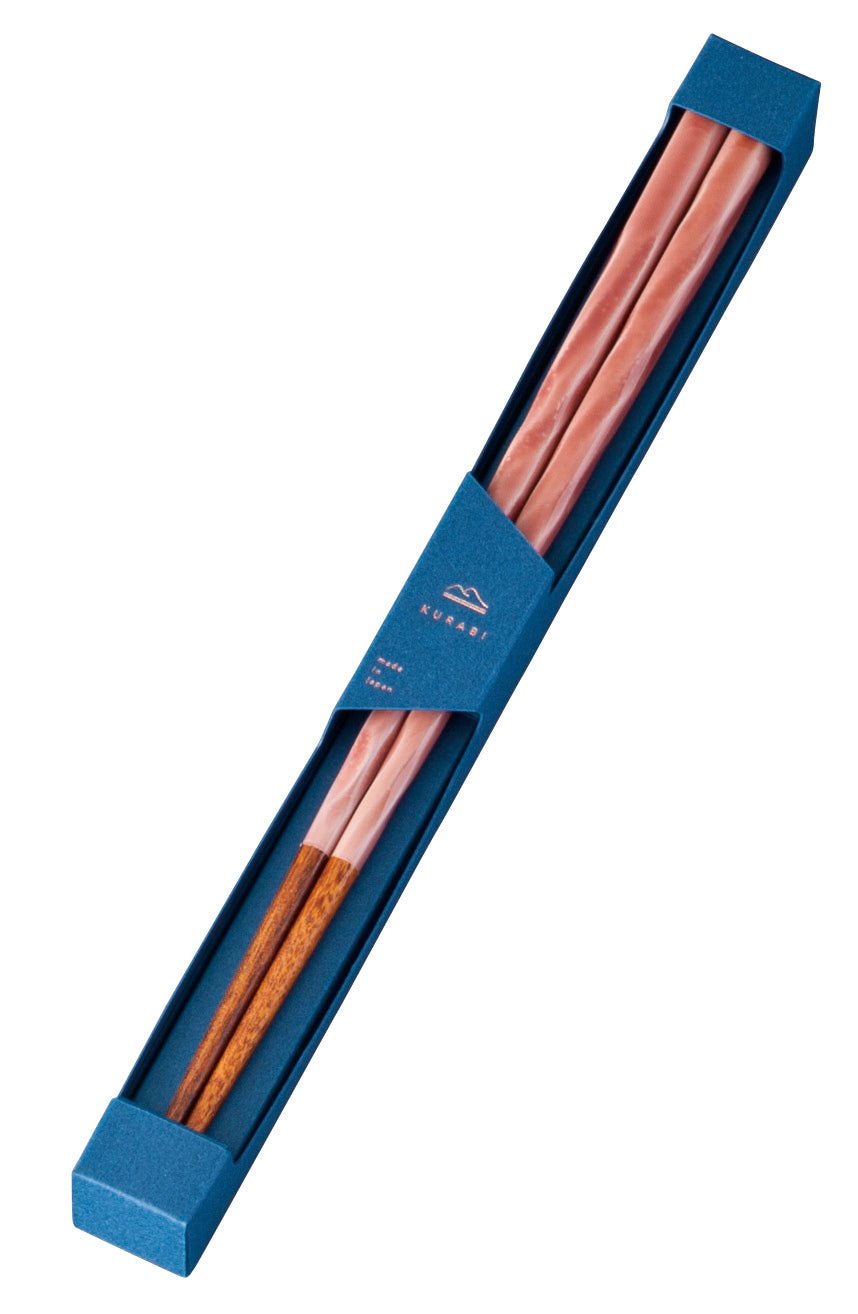 DiGRAFT Essstäbchen Chopsticks KURABI Pink Japan | 23cm - Sir Henrys