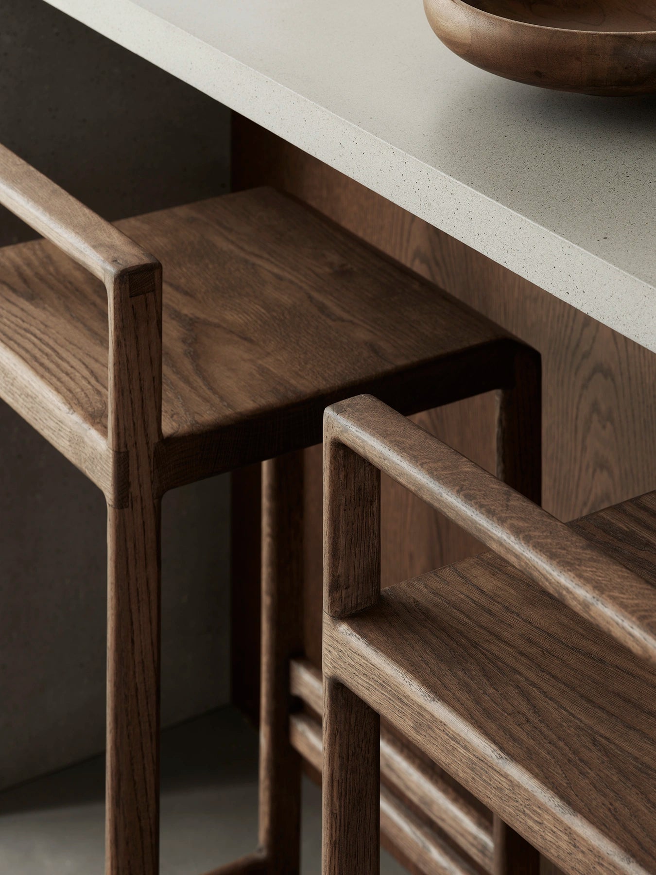 by Crea® Barhocker EBBA Dunkle Eiche