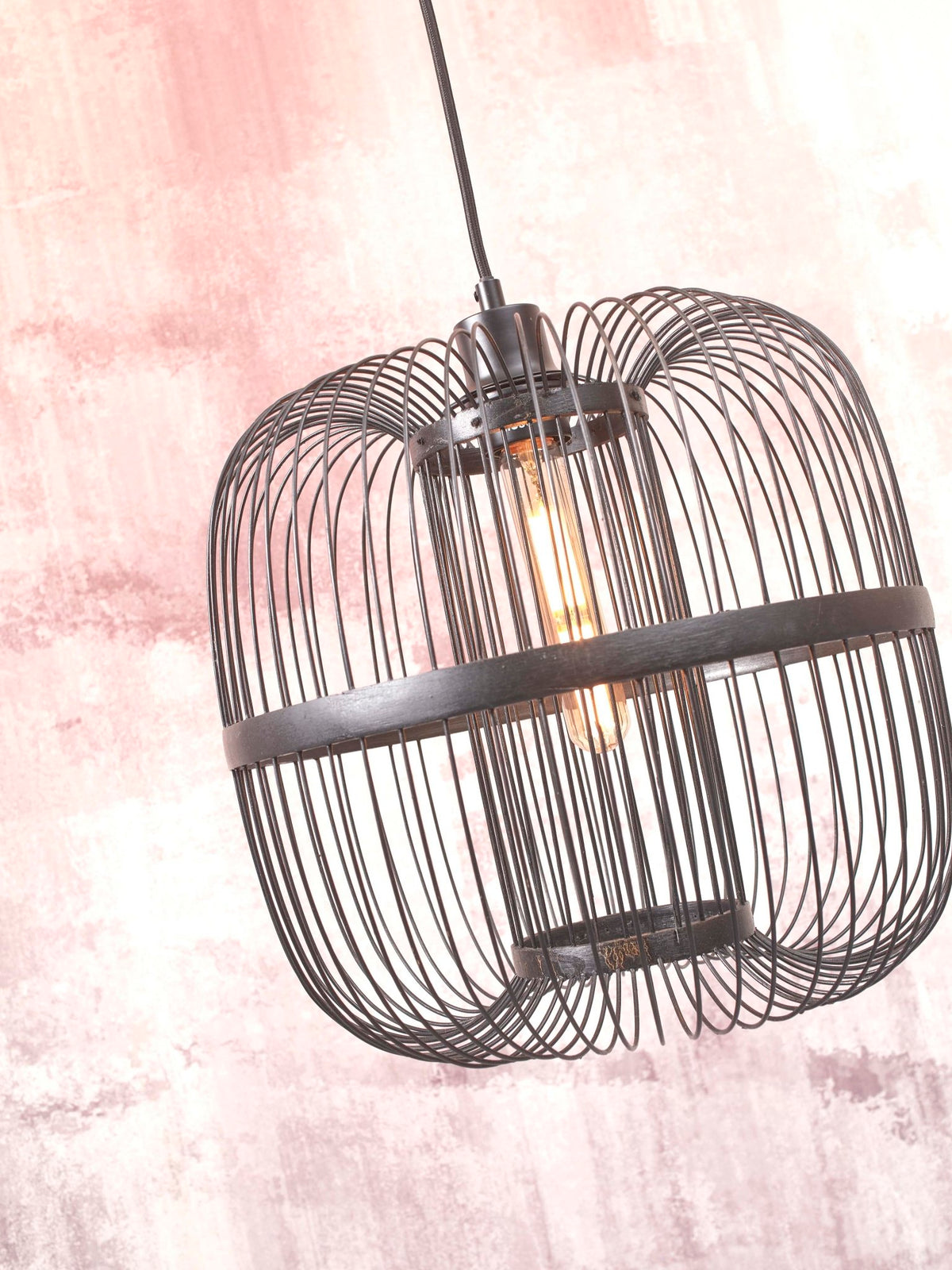 Good&Mojo Stehlampe HOKKAIDO schwarz | 63x36x176cm - Sir Henrys