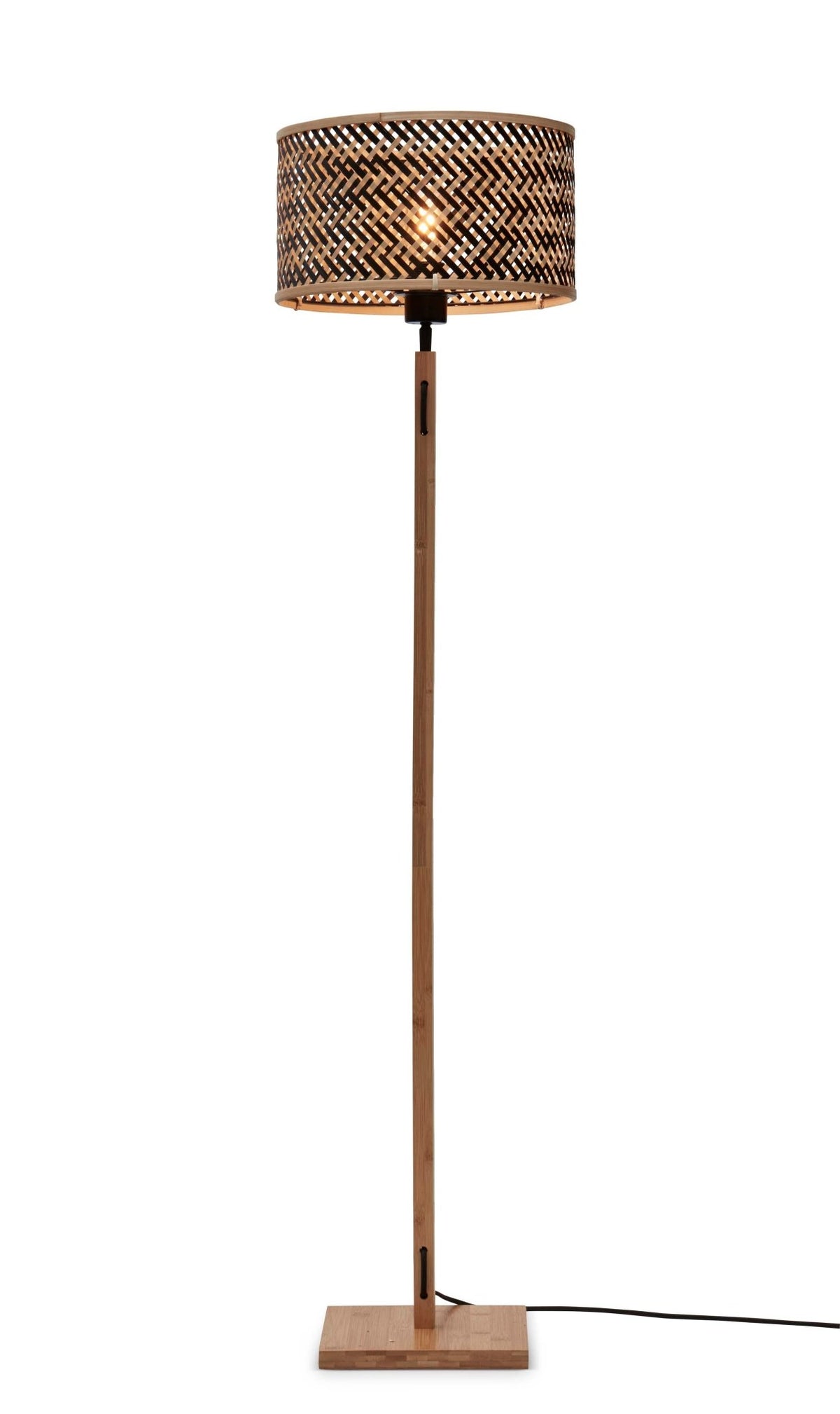Good&Mojo Stehlampe JAVA braun | 32x32x128cm - Sir Henrys