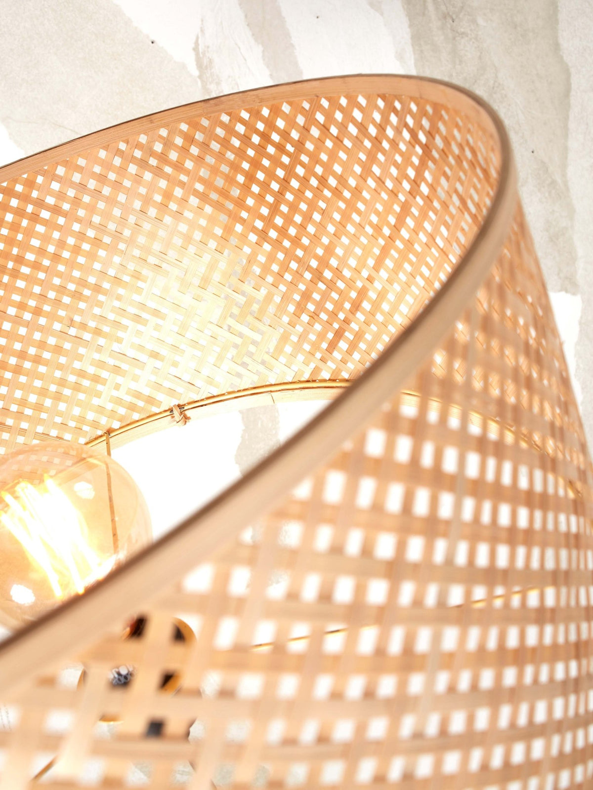 Good&Mojo Stehlampe JAVA braun | 53x53x146cm - Sir Henrys