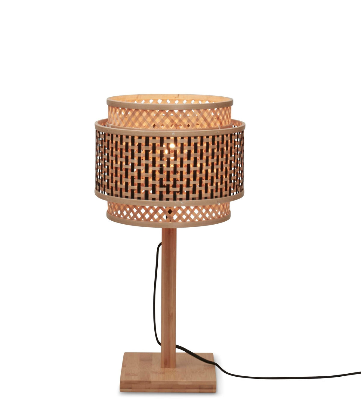 Good&Mojo Tischlampe BHUTAN braun | 22x22x40cm - Sir Henrys