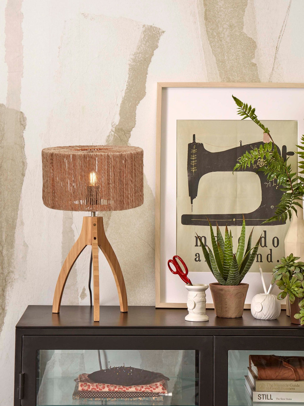Good&Mojo Tischlampe IGUAZU braun | 30x30x41cm - Sir Henrys