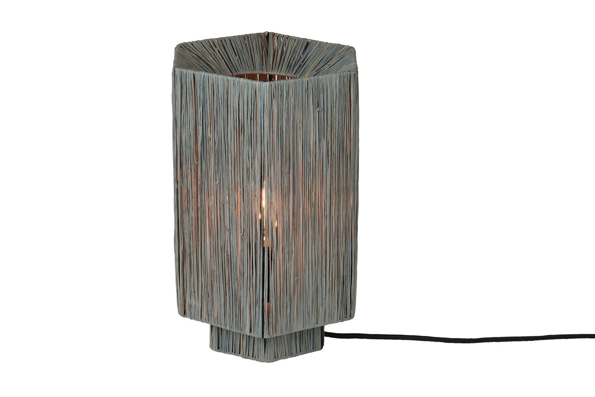 Good&Mojo Tischlampe PANAMA grau | 36x24x36cm - Sir Henrys