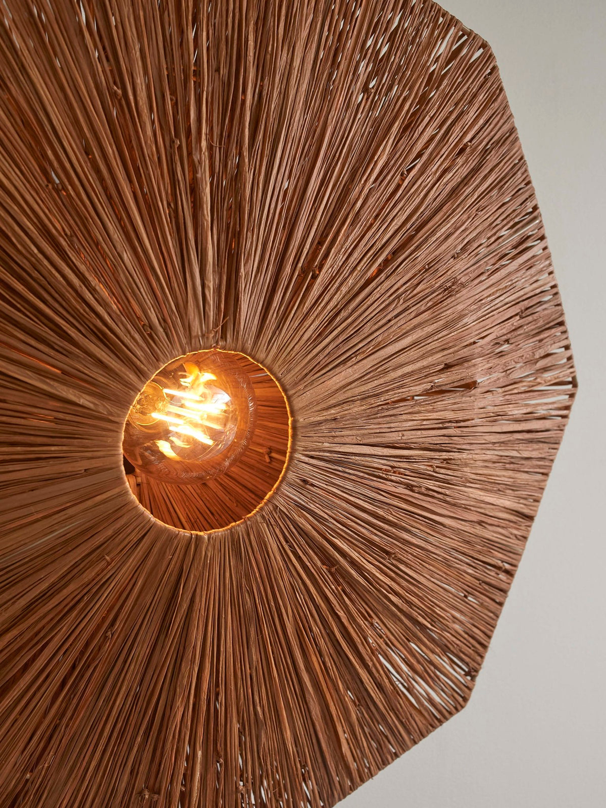 Good&Mojo Wandleuchte PANAMA braun | 65x7x65cm - Sir Henrys