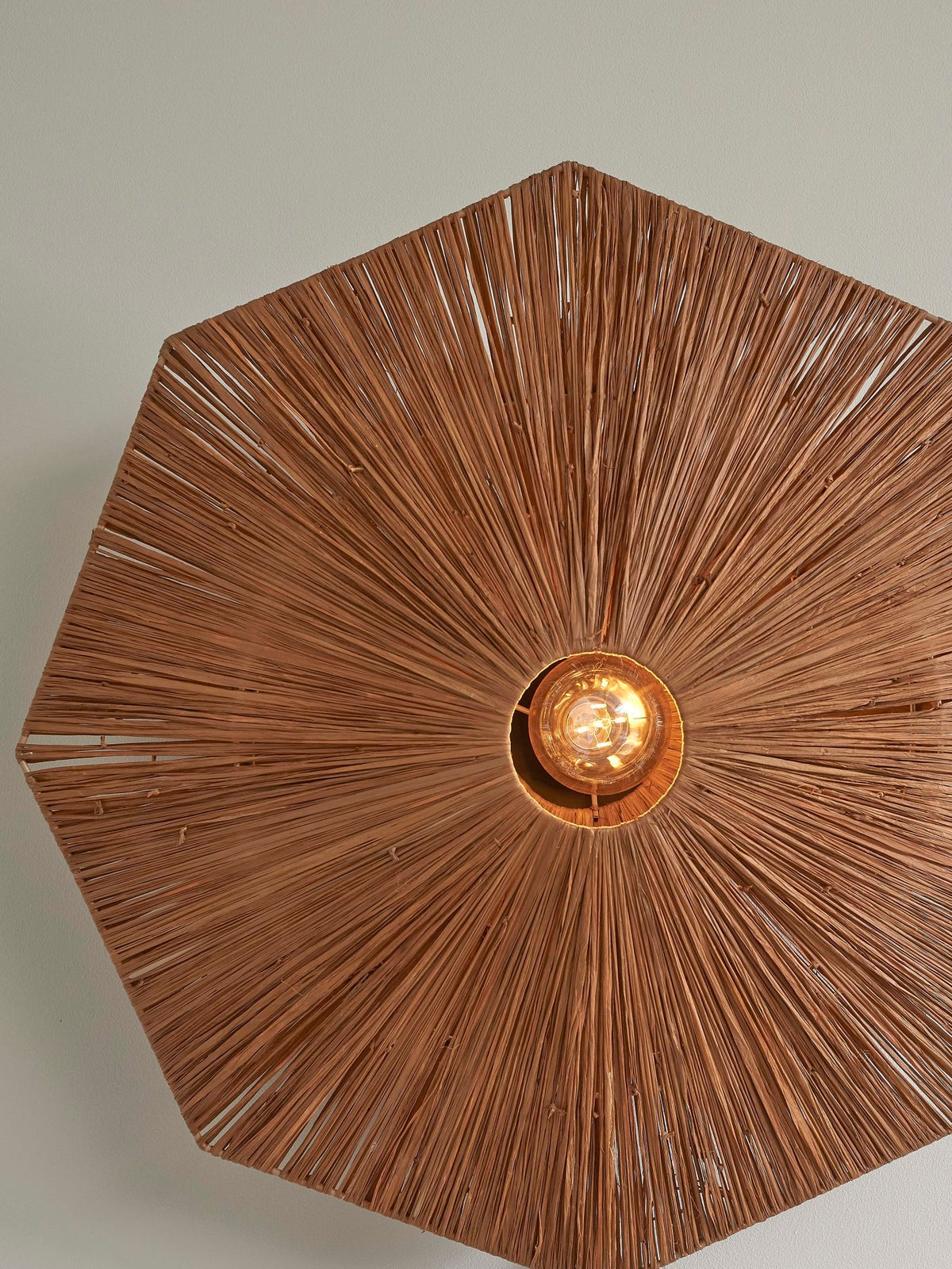 Good&Mojo Wandleuchte PANAMA braun | 65x7x65cm - Sir Henrys