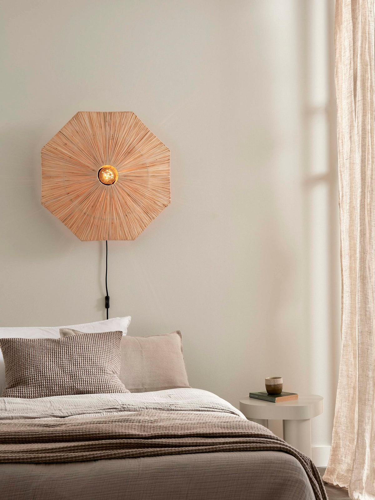 Good&Mojo Wandleuchte PANAMA gelb | 65x7x65cm - Sir Henrys