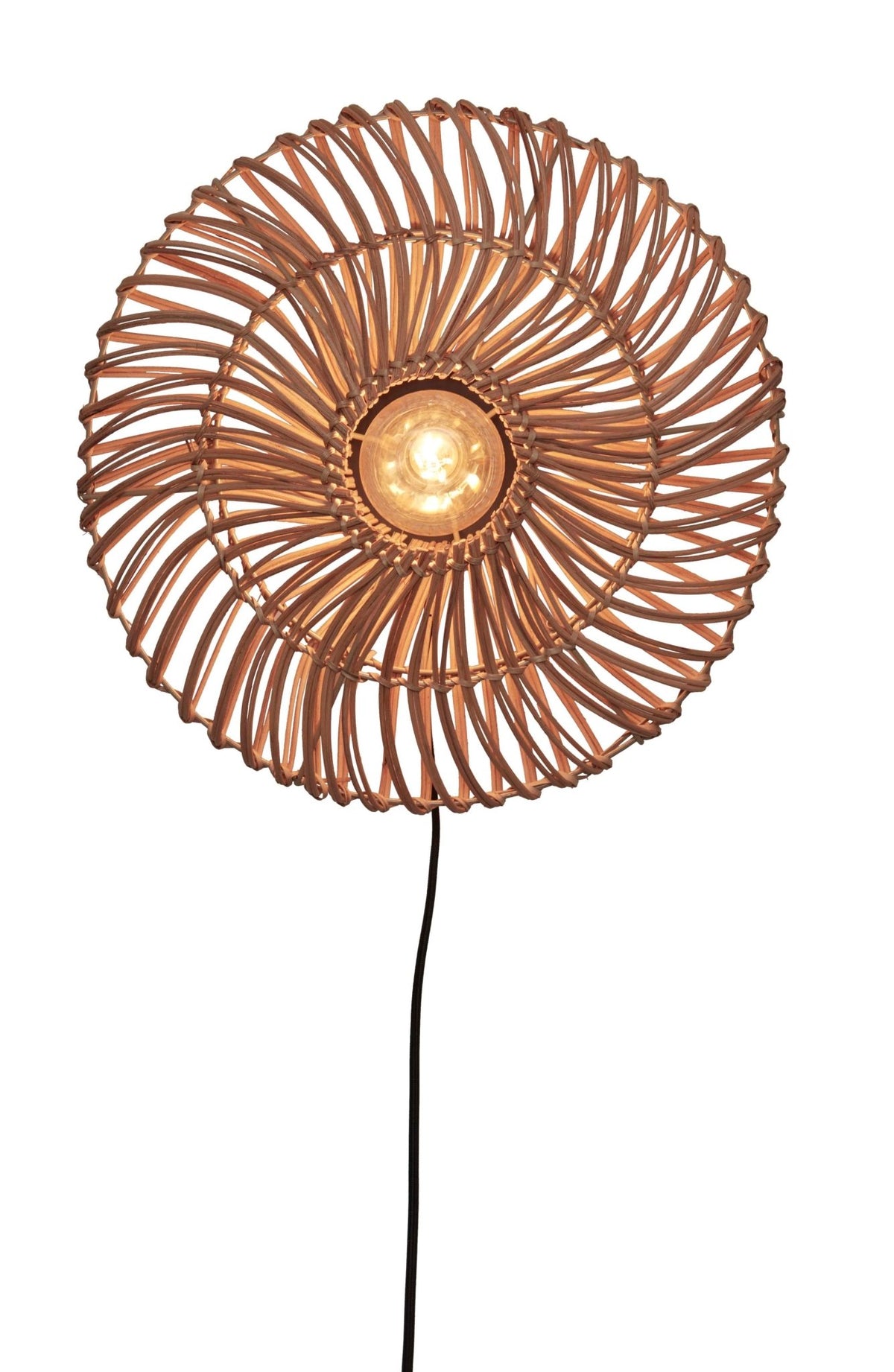 Good&Mojo Wandleuchte ZANZIBAR braun | 40x40x12cm - Sir Henrys