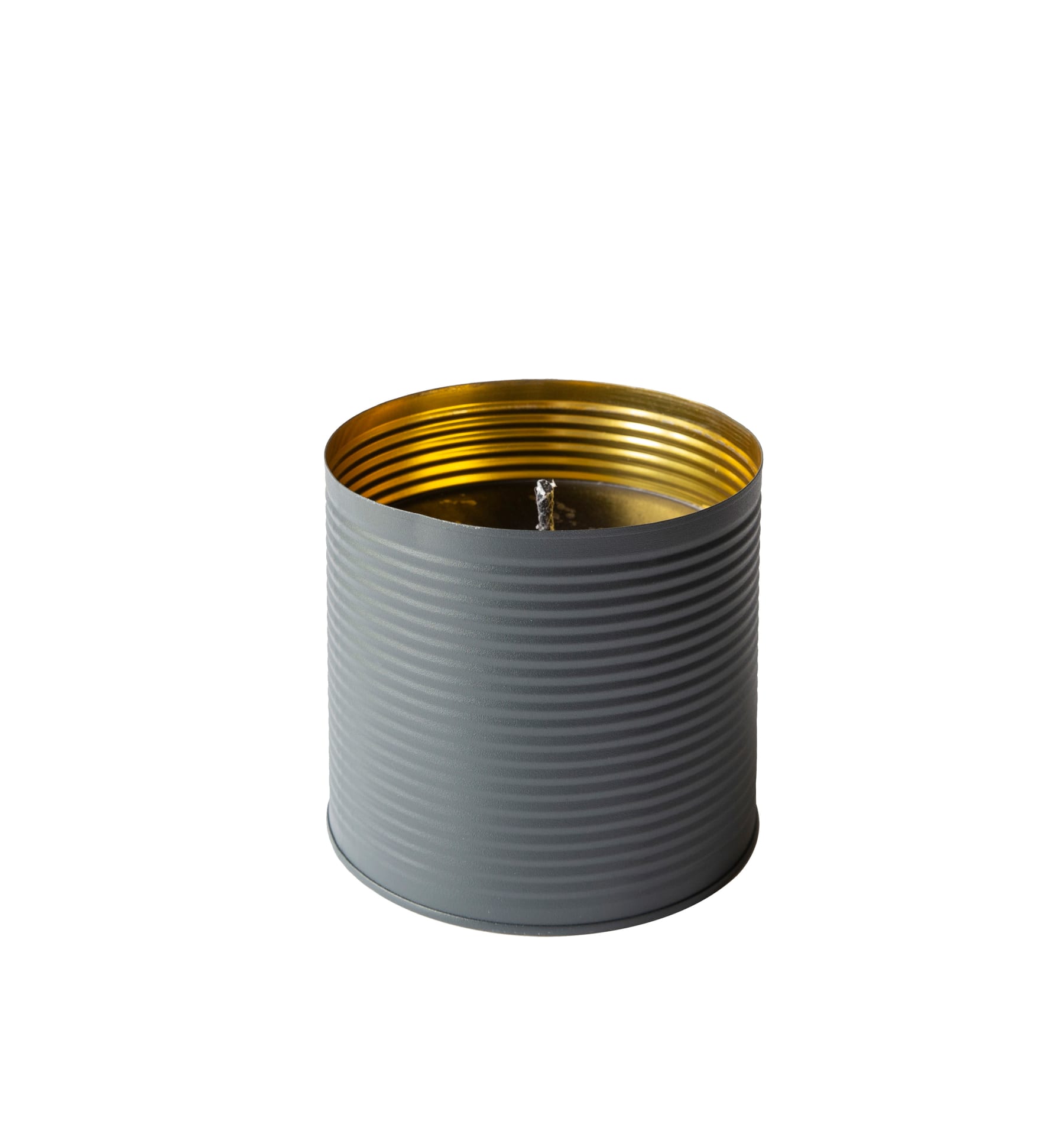 Living by Heart Outdoor Candle Kerze GRAU matt | Ø 10x15cm