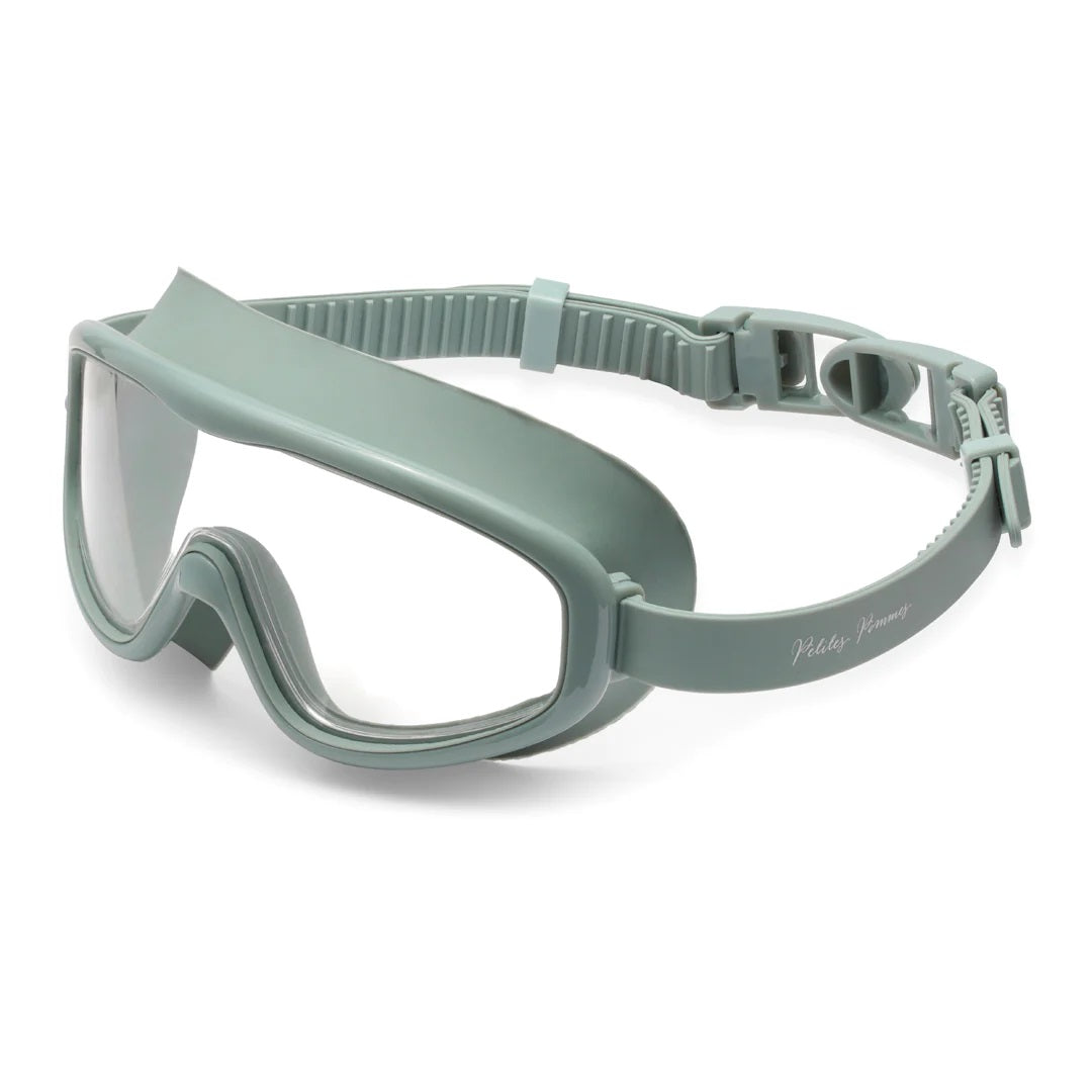 Petites Pommes Taucherbrille HANS für Kinder von 3-8 Jahren Calile graugrün | 15x7x6 cm
