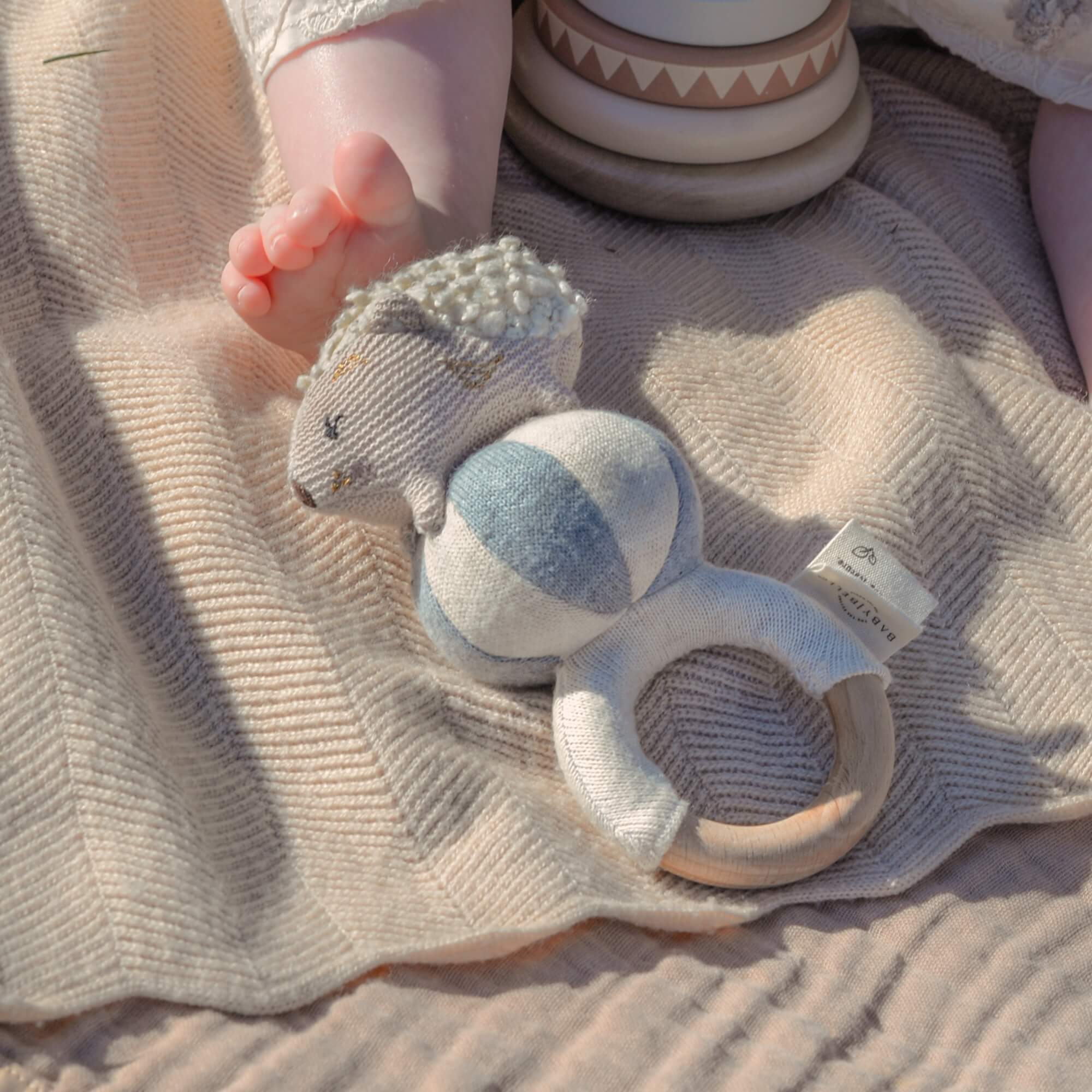 Baby Bello HENNY THE HEDGEHOG - SKYBLUE CIRCUS BALL