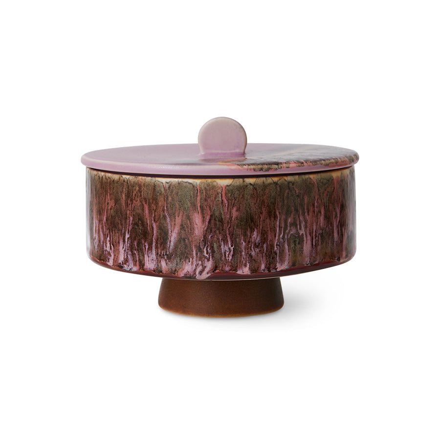 HKliving Aufbewahrungsdose BLAST Bonbon 70's bunt | Ø 14cm H 10cm - Sir Henrys
