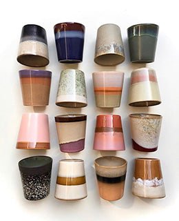 HKliving Becher MUD Coffee Mug 70´s bunt - Sir Henrys