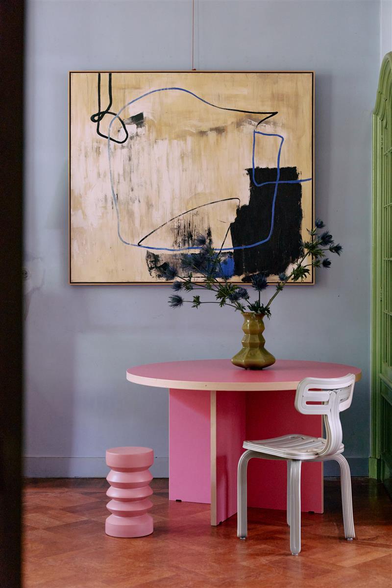 HKliving Beistelltisch ROUGE pink | Ø23x41cm - Sir Henrys
