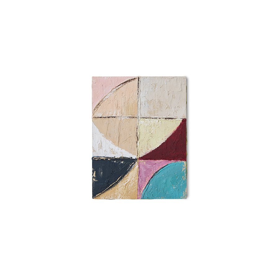 HKliving Bild PALETTE Pocket exhibit bunt | 20x26x5cm - Sir Henrys