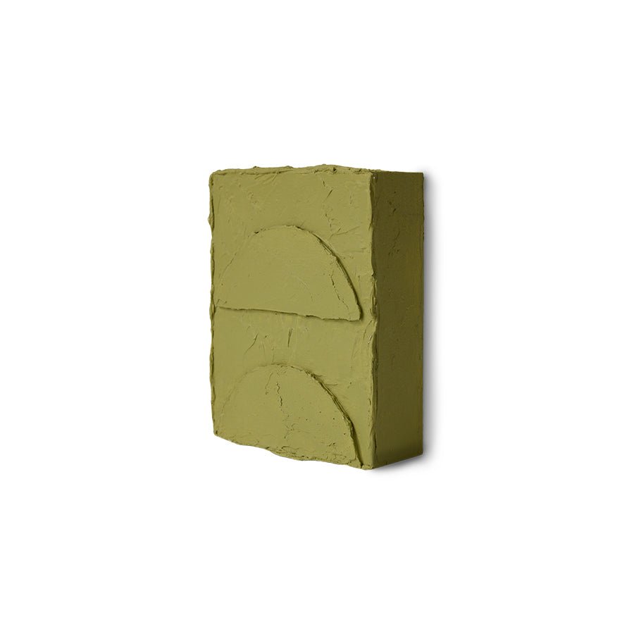 HKliving Bild VERDANT Pocket exhibit olivgrün | 19x24x7cm - Sir Henrys