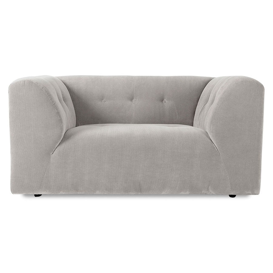 HKliving Couch Vint LOVESEAT Cord cream - Sir Henrys