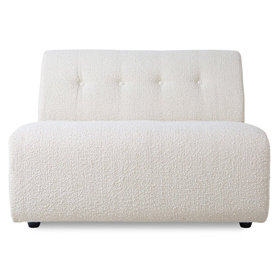 HKliving Couch VINT modular Boucle Creme - Sir Henrys