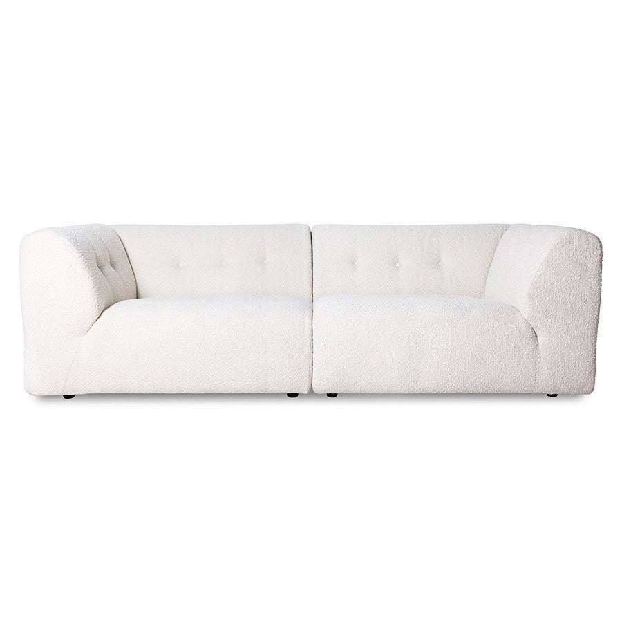 HKliving Couch VINT modular Boucle Creme - Sir Henrys