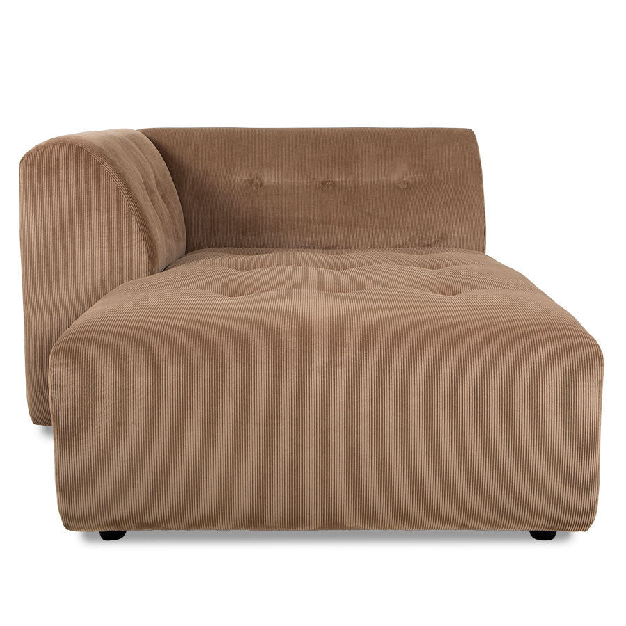 HKliving Couch Vint modular Cord braun - Sir Henrys