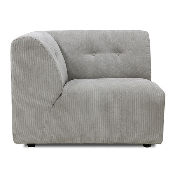 HKliving Couch VINT modular Cord creme | 97x94x74 cm - Sir Henrys
