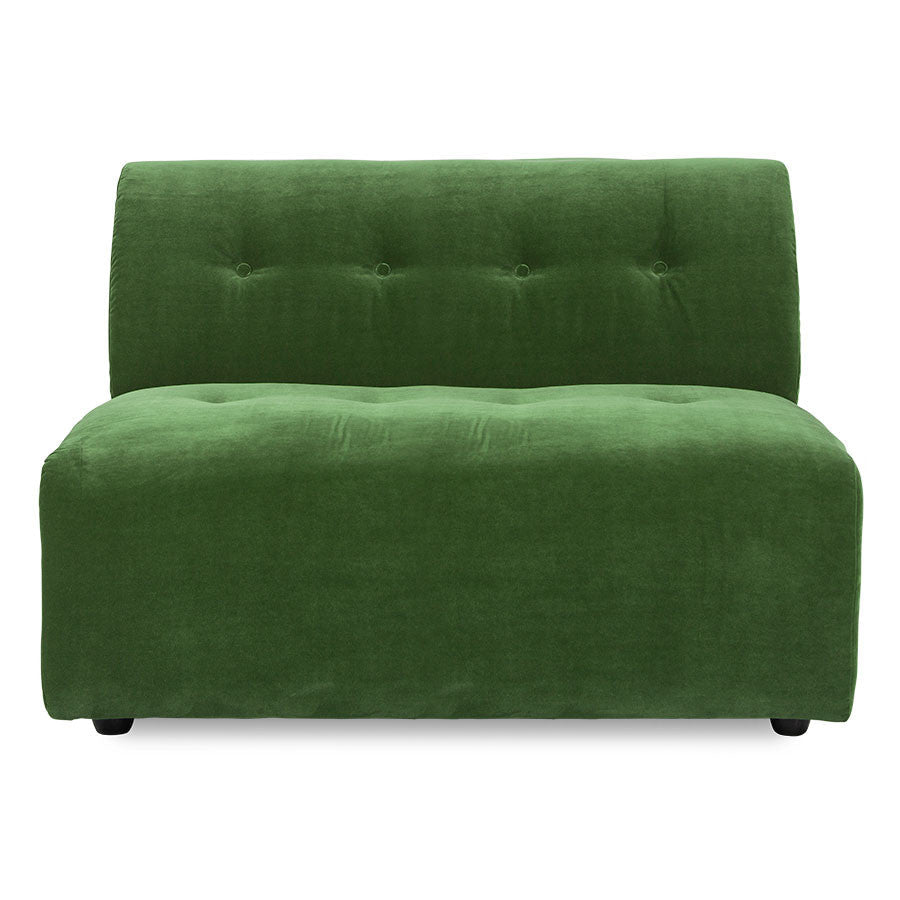 HKliving Couch VINT modular Royalsamt grün - Sir Henrys