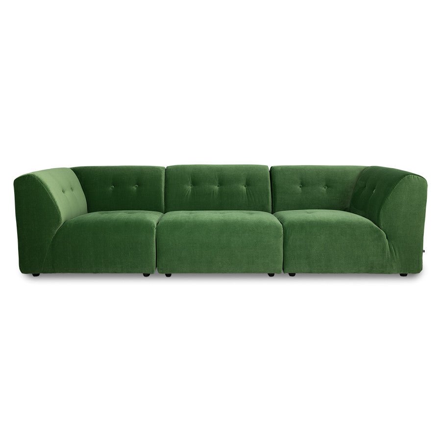 HKliving Couch VINT modular Royalsamt grün - Sir Henrys
