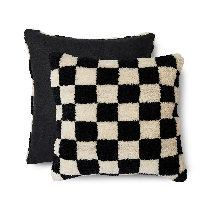 HKliving Kissen BLACK&WHITE schwarz weiß | 50x50cm - Sir Henrys