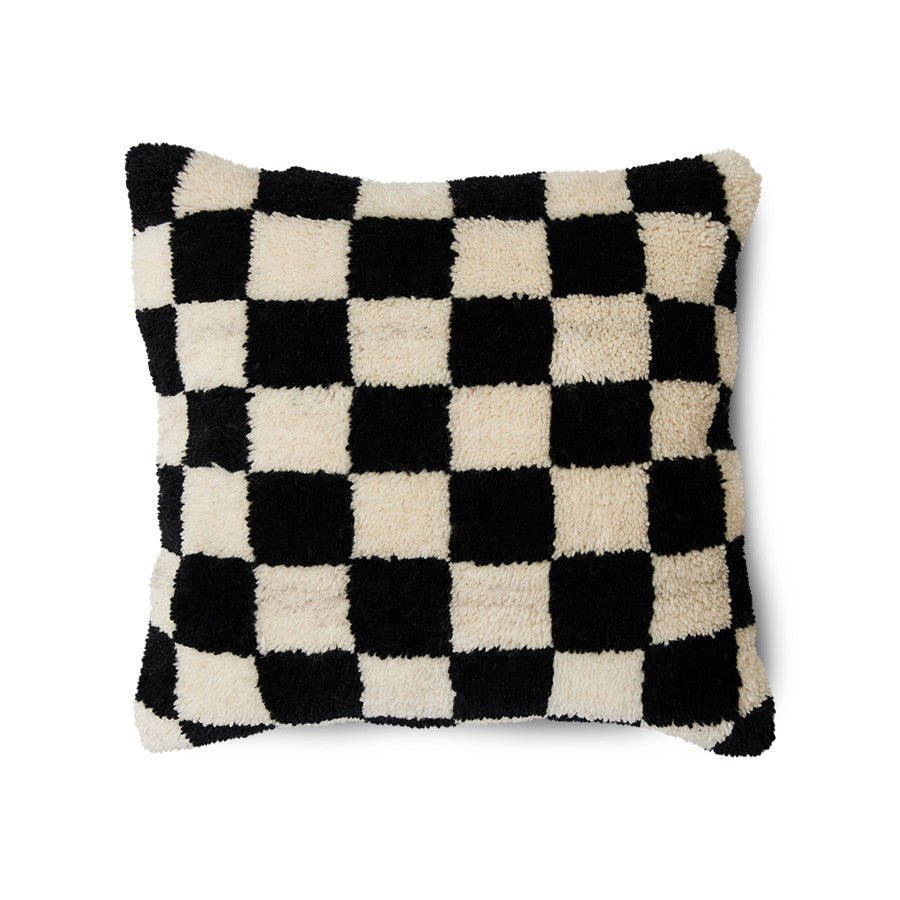 HKliving Kissen BLACK&WHITE schwarz weiß | 50x50cm - Sir Henrys