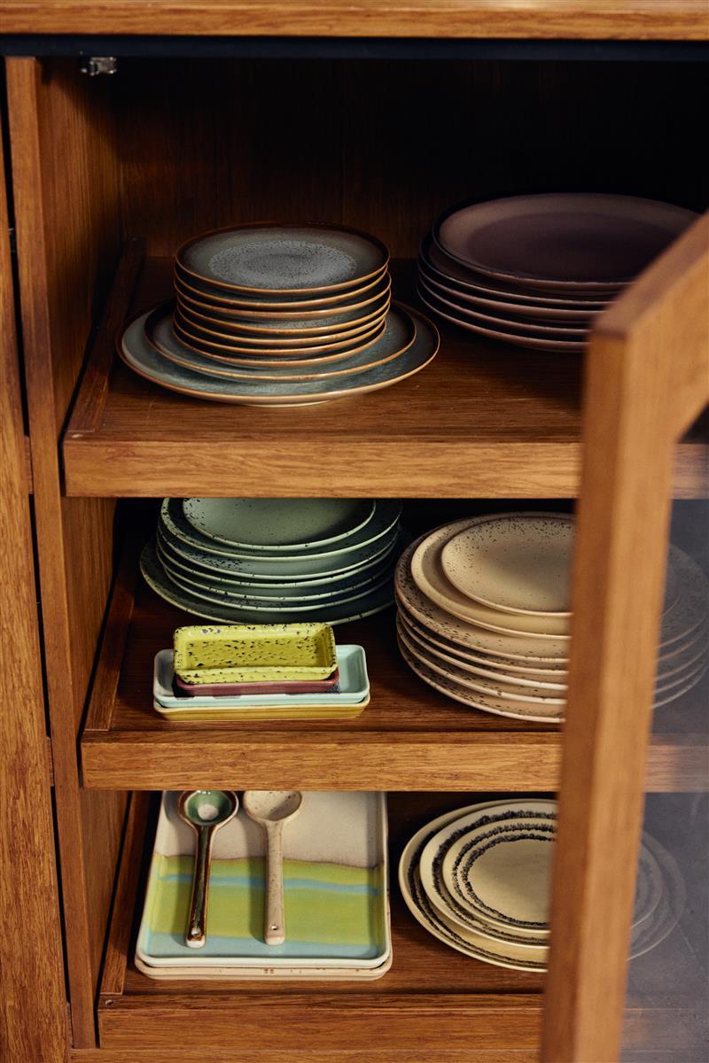 HKliving Platte CORN 70s Ceramics bunt | 7,7x13,6x2cm - Sir Henrys