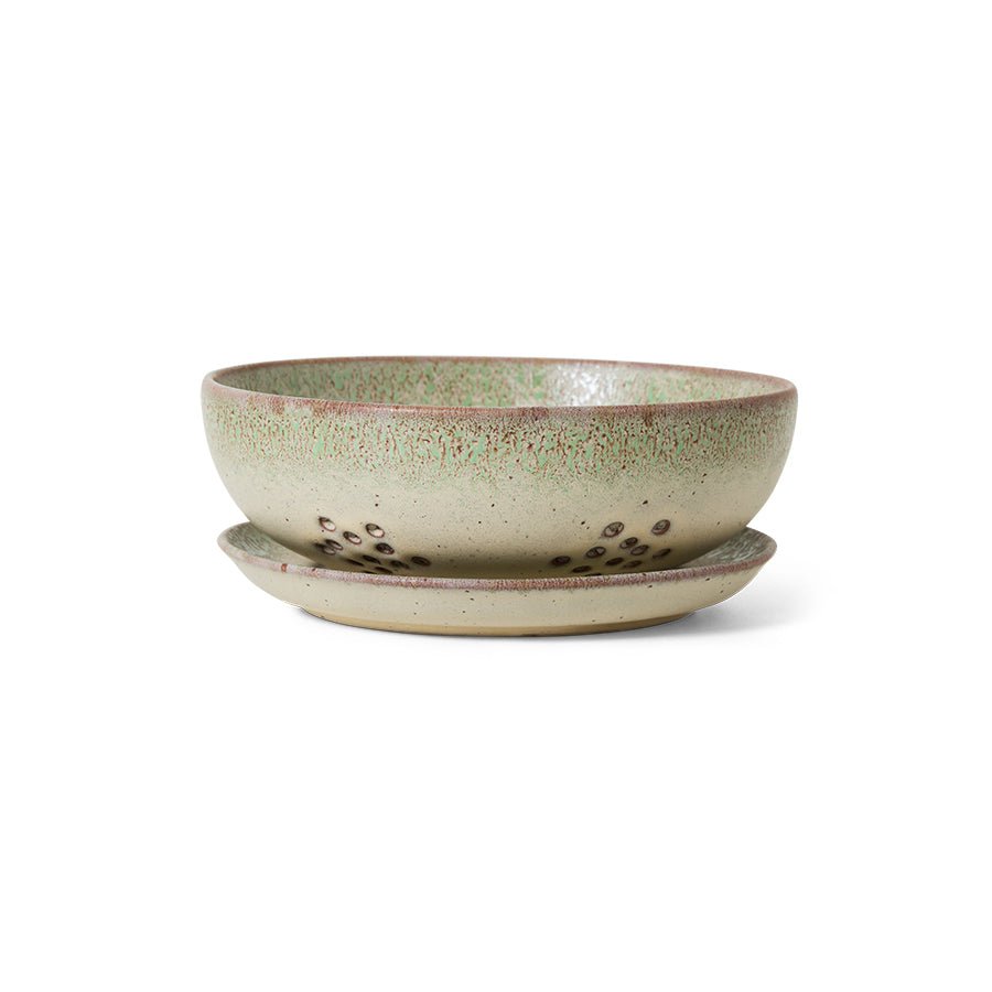 HKliving Schale Berry Bowl SLUSH 70s Ceramics bunt | Ø17,3x6,2cm - Sir Henrys
