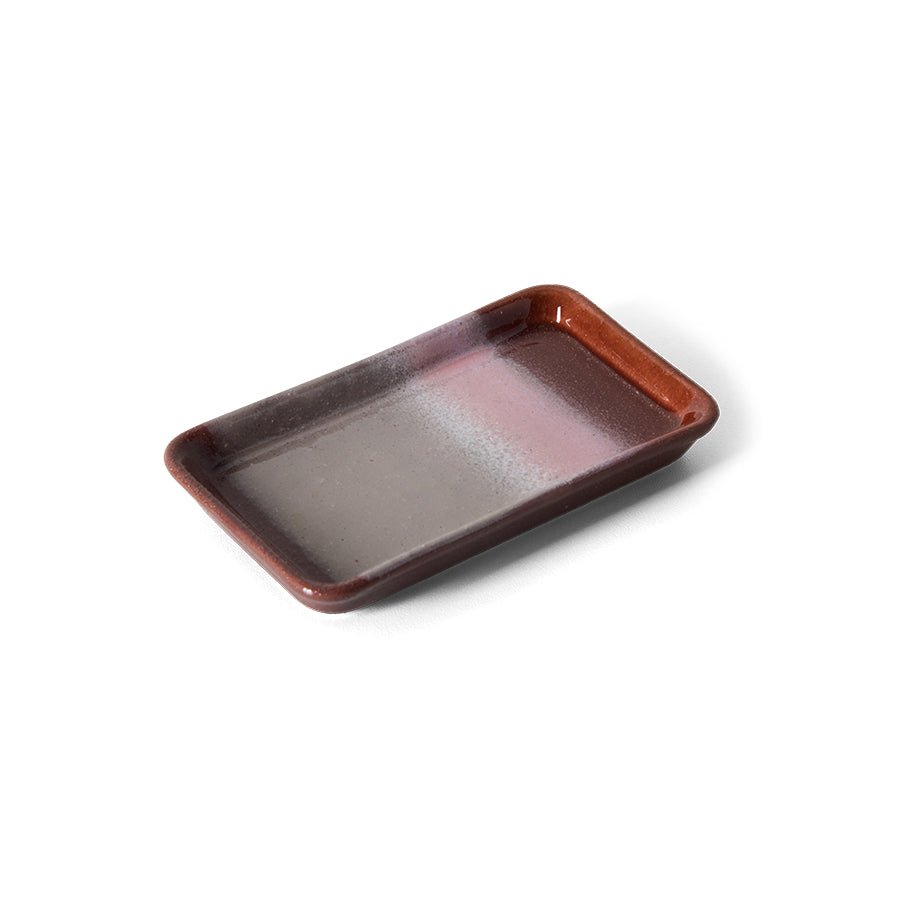 HKliving Schale BLOOM 70s Ceramics bunt | 7,7x13,6x2cm - Sir Henrys