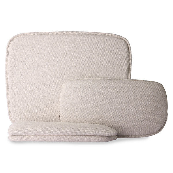 HKliving Sitzkissen WIRE ARMCHAIR Comfort kit sand | 39x46x1,5cm - Sir Henrys