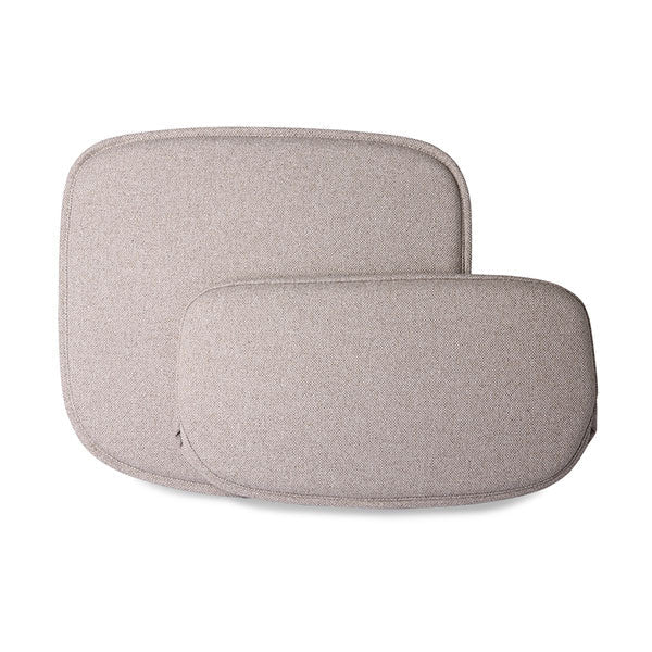 HKliving Sitzkissen WIRE CHAIR Comfort kit pebble | 37x42x1,5cm - Sir Henrys