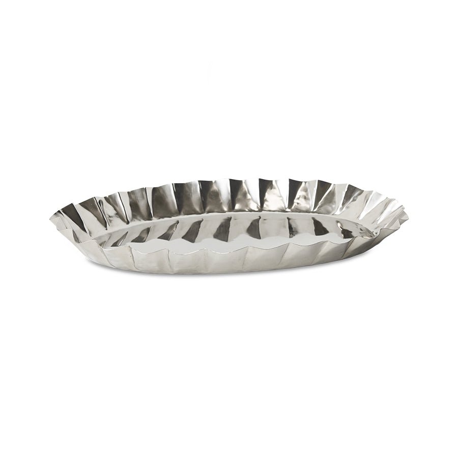 HKliving Tablett NEW CLASSICS L chrome silber | 82,5x53x9cm - Sir Henrys