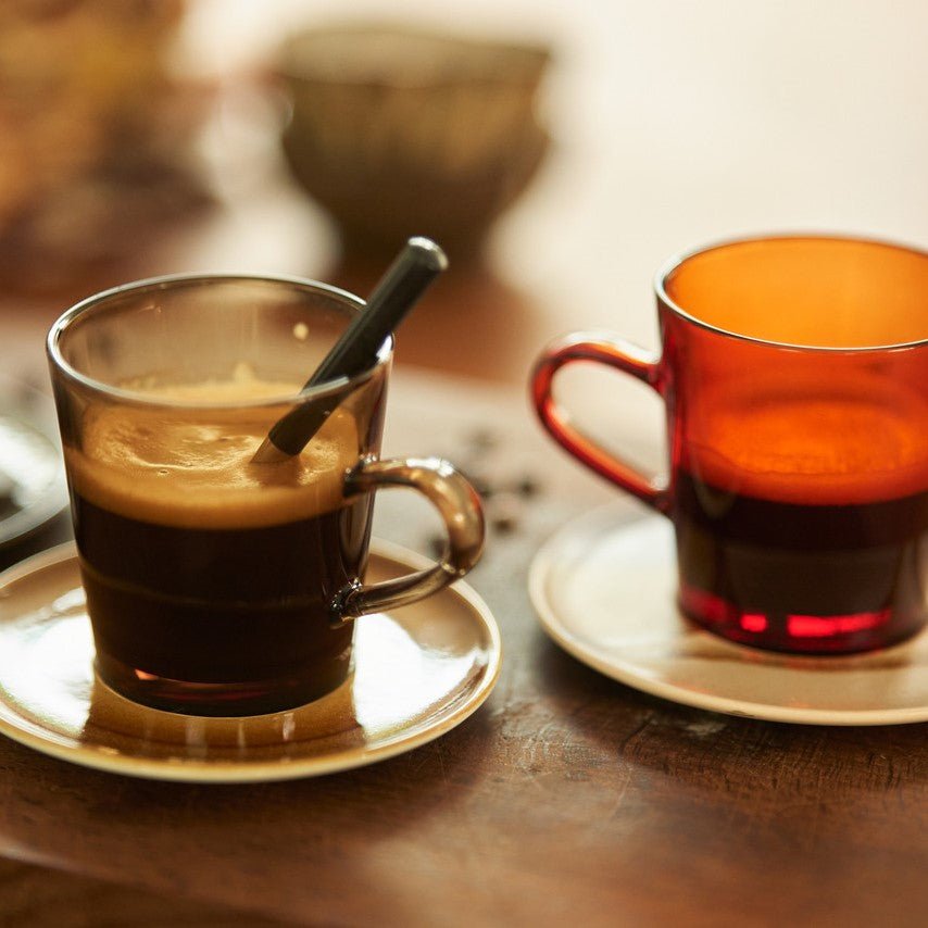 HKliving Tasse BROWN braun 4er Set | 7x11x8cm - Sir Henrys