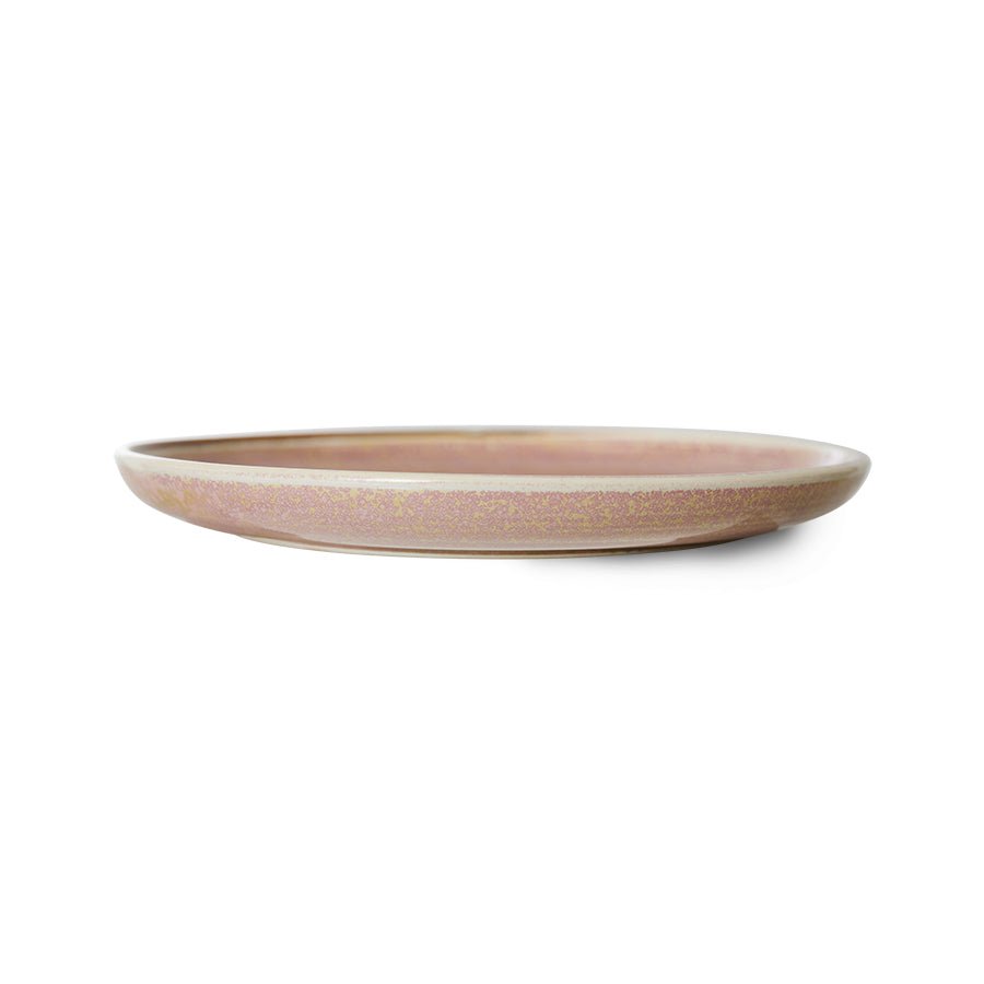 HKliving Teller Kuchenteller RUSTIC PINK Chef Ceramics rosa | Ø20x2,8cm - Sir Henrys
