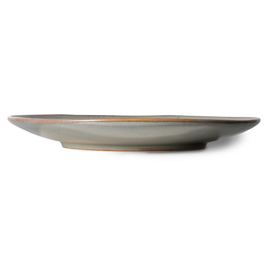HKliving Teller MINERAL 70s Ceramics bunt 2er Set | Ø27,5x2cm - Sir Henrys