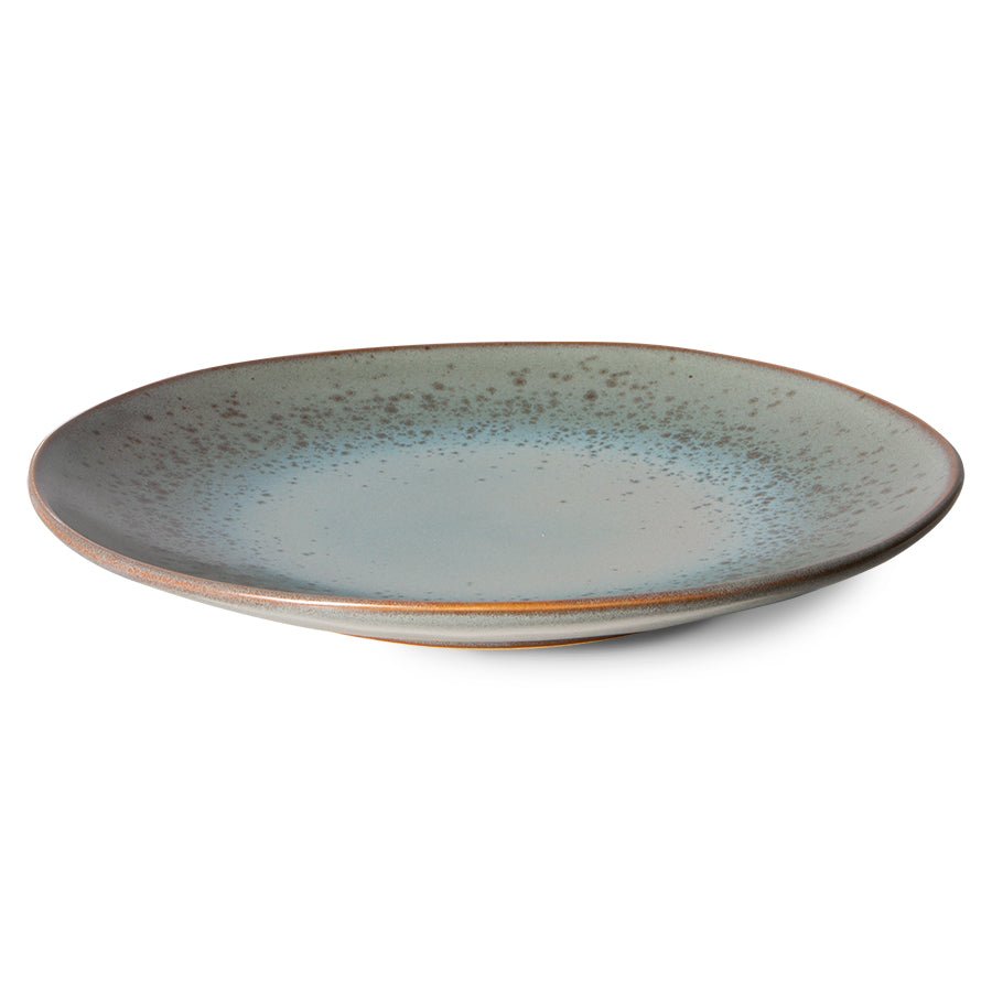 HKliving Teller MINERAL 70s Ceramics bunt 2er Set | Ø27,5x2cm - Sir Henrys