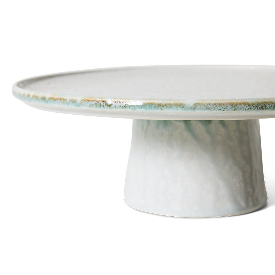 HKliving Tortenplatte SMUDGE M 70´s bunt | Ø26x9,5cm - Sir Henrys