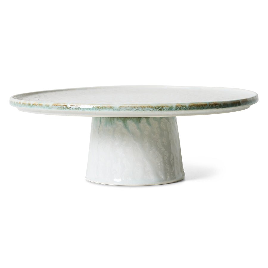 HKliving Tortenplatte SMUDGE M 70´s bunt | Ø26x9,5cm - Sir Henrys
