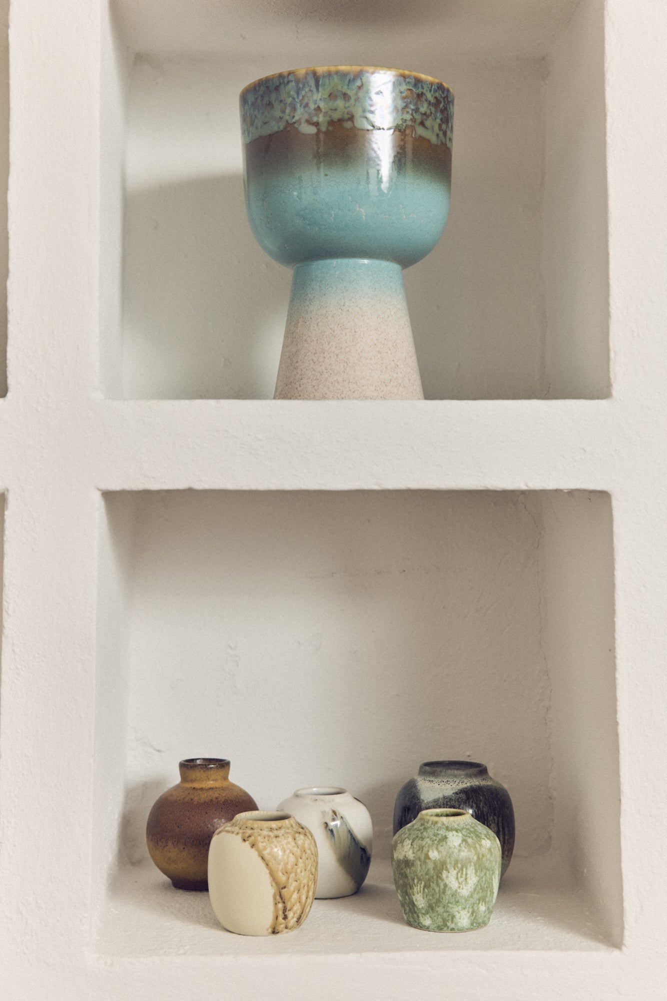 HKliving Vase CANYON 70s bunt 4er Set - Sir Henrys
