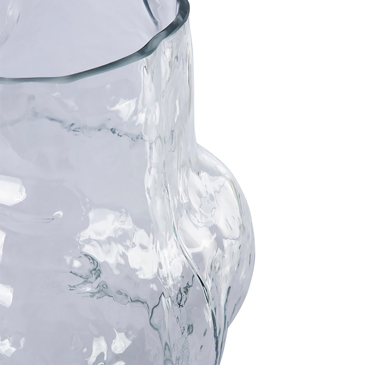 HKliving Vase CLOUD HIGH Glas klar | 23x20x36cm - Sir Henrys