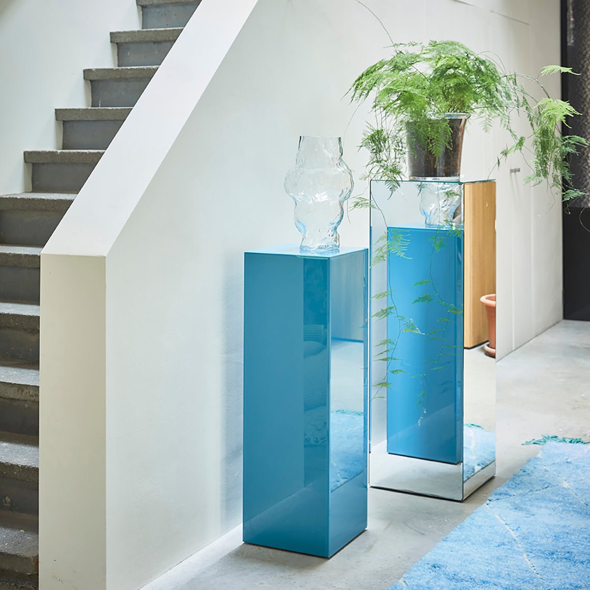 HKliving Vase CLOUD HIGH Glas klar | 23x20x36cm - Sir Henrys
