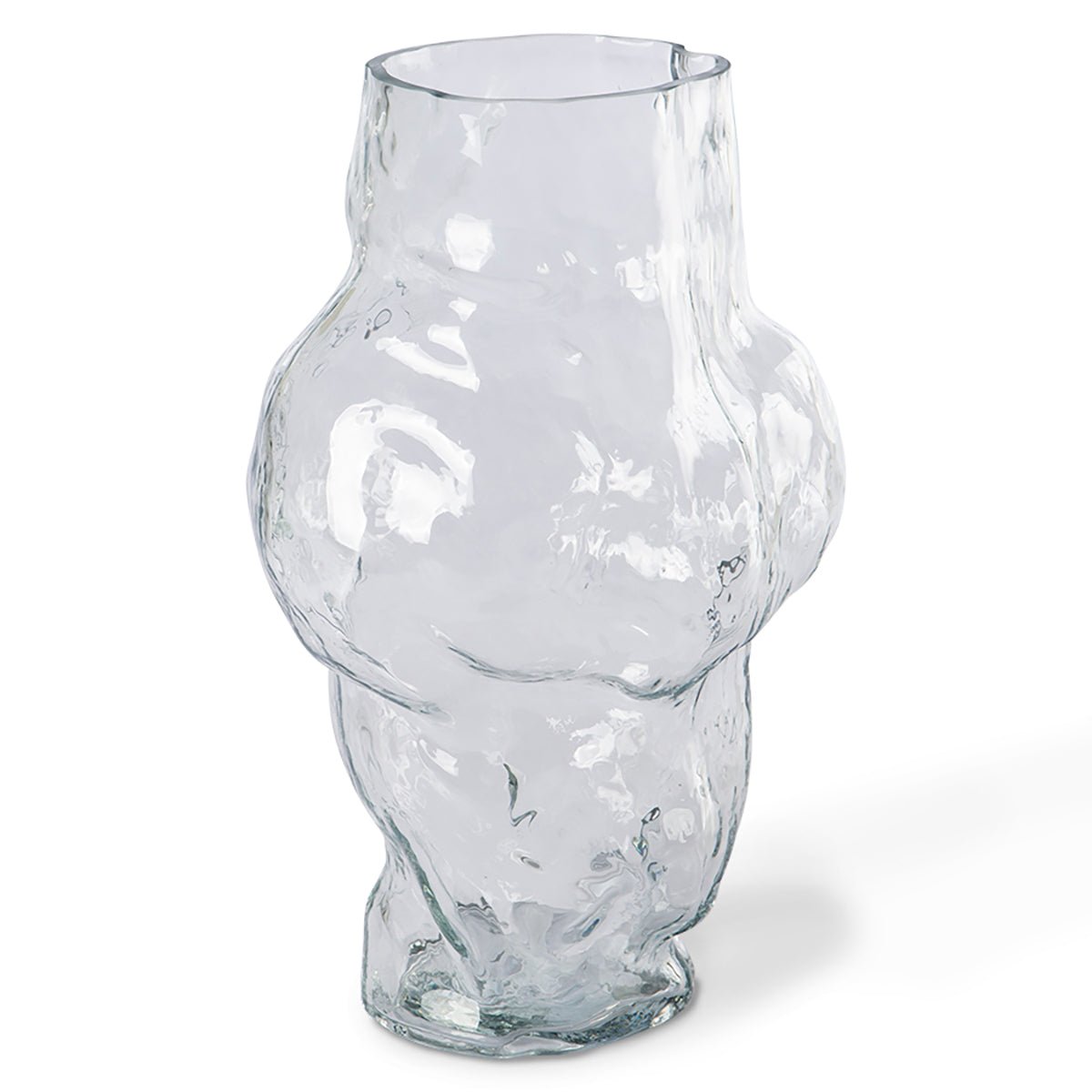 HKliving Vase CLOUD HIGH Glas klar | 23x20x36cm - Sir Henrys
