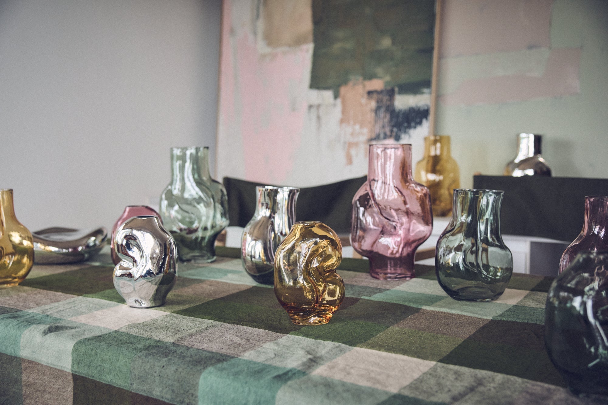 HKliving Vase GLEAM S chrome silber | 13x11x18cm - Sir Henrys