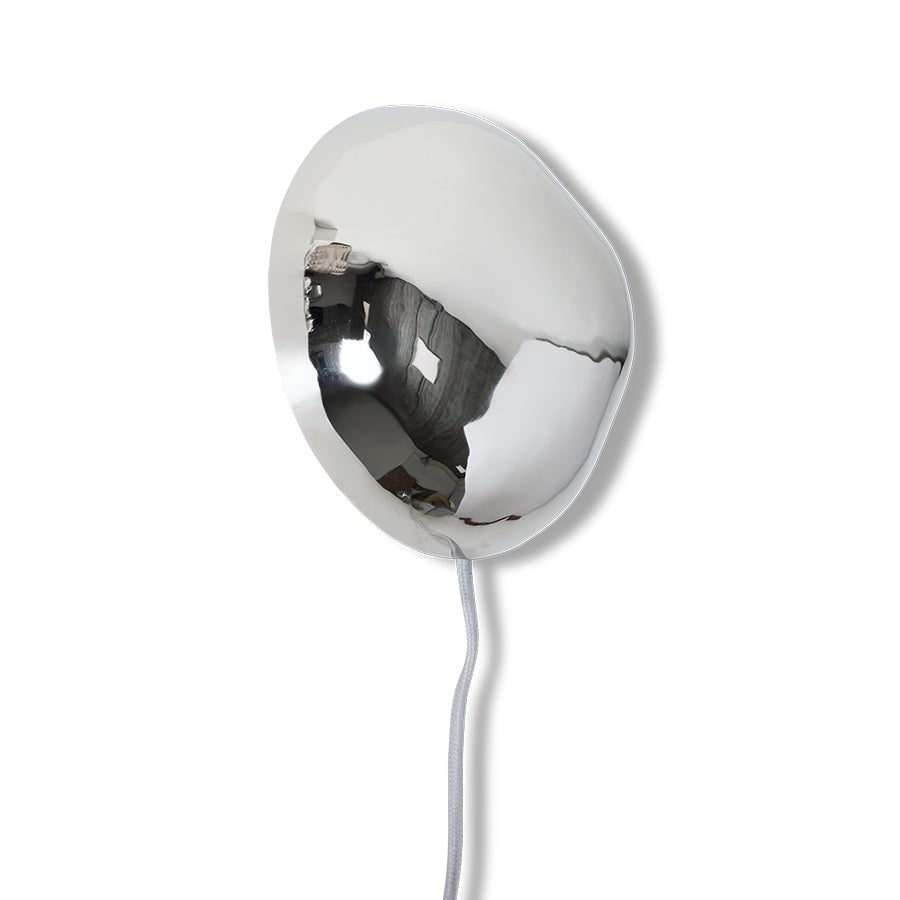 HKliving Wandleuchte ORB chrome silber | Ø18,5x8,5cm - Sir Henrys